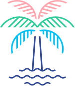 Decorative palm tree